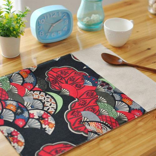 [창고대개방]일본풍패턴 테이블매트 테이블 매트(색상랜덤)