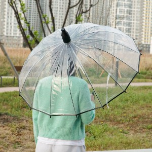 [비밀공구] 물받이 캡커버 투명 비닐 우산